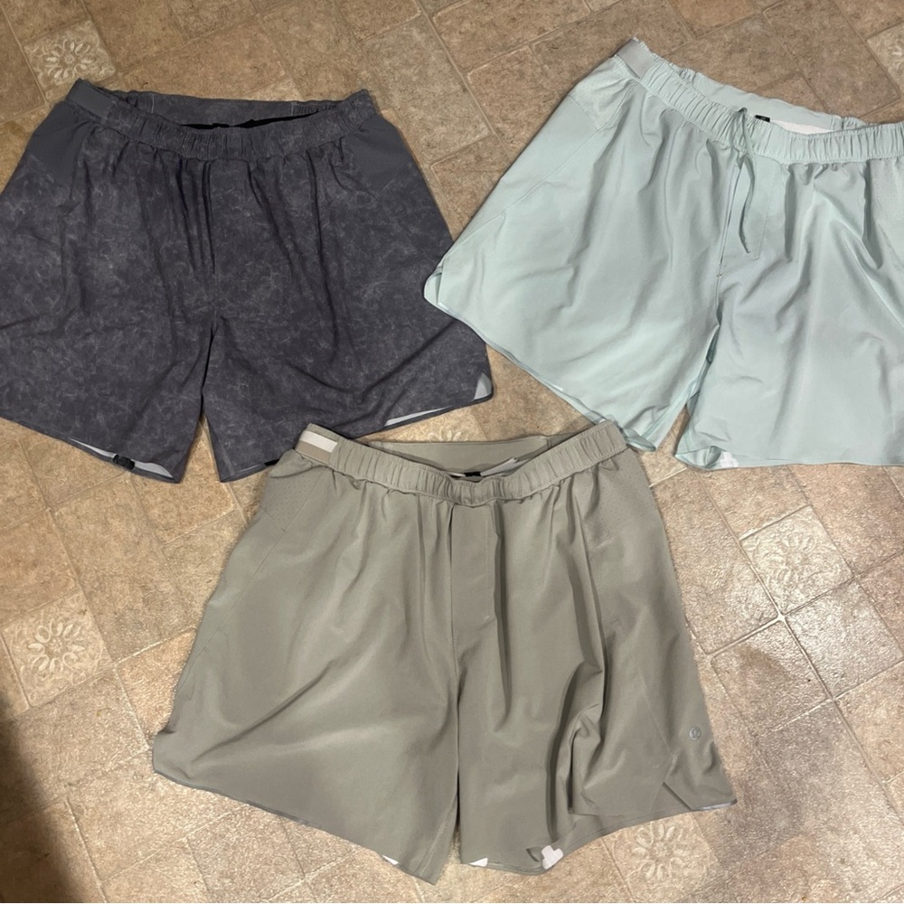 Men's Multi-Color Shorts Set